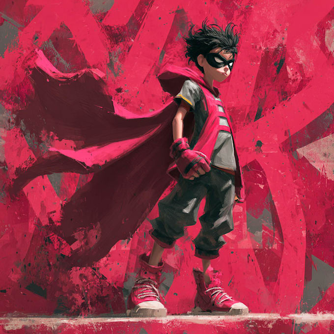 draw your amazing superhero illustrations