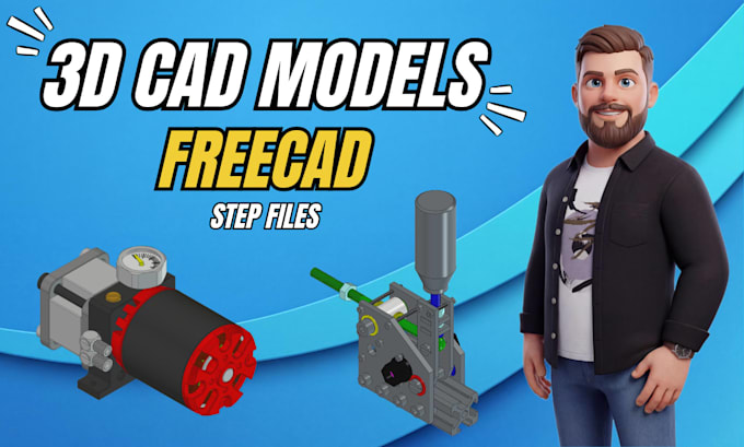 do 3d cad modeling and product design in freecad