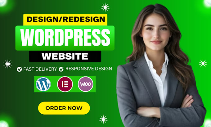 Develop a fast modern wordpress website with redesign and custom work ...