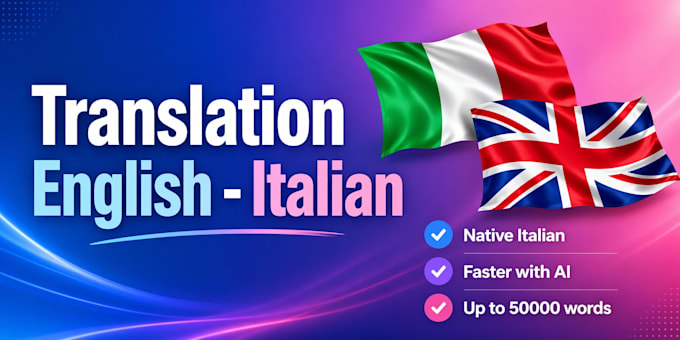 translate from english to italian with ai