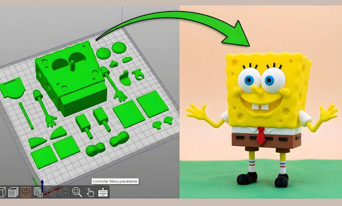 covert fix slice paint and add support to stl to 3mf file 3d print