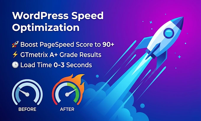 do wordpress speed optimization to increase page speed and gtmetrix score