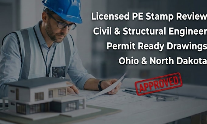Review and pe stamp civil structural plans ohio north dakota by ...