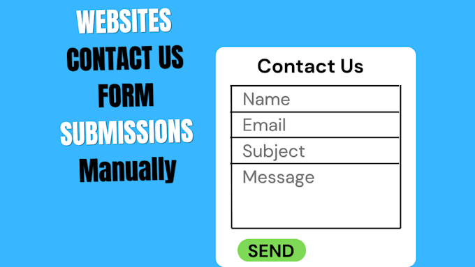 do contact us forms submission manually