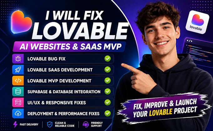 fix lovable, lovable ai website, lovable dev, lovable saas mvp