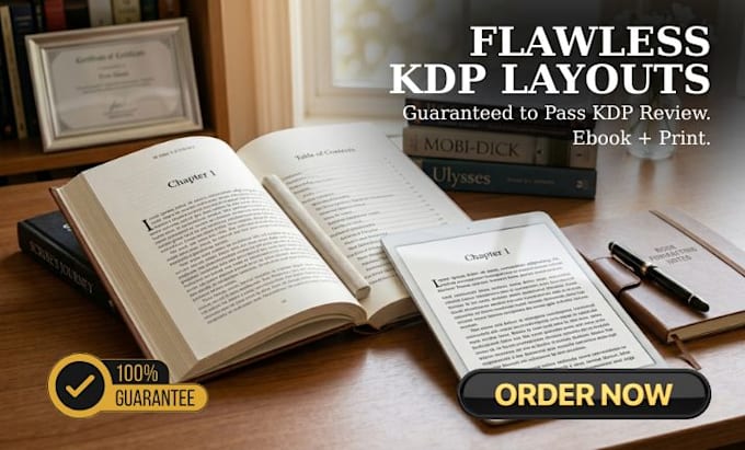 fix KDP upload errors with pro ebook paperback and book formatting for kindle