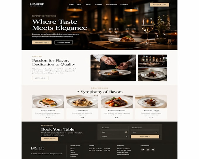 design modern website in figma