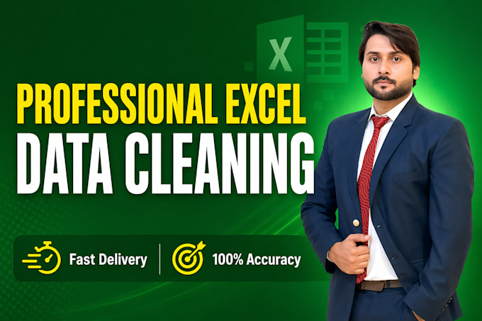 clean, format and organize messy excel data professionally