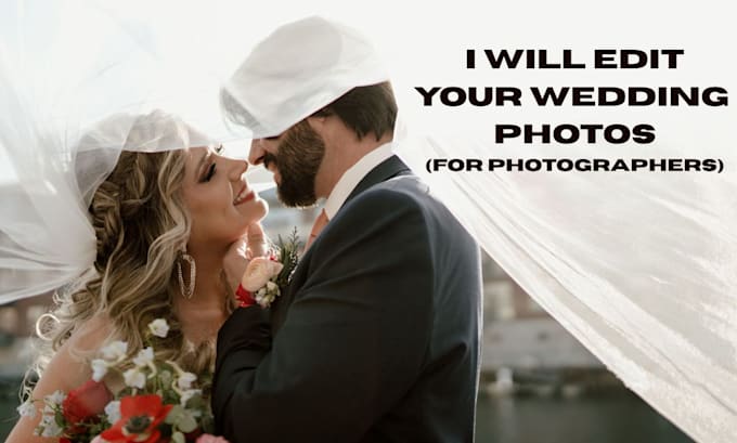 professionally edit wedding photos