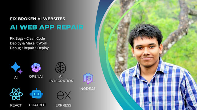 fix and debug your ai generated or broken web app