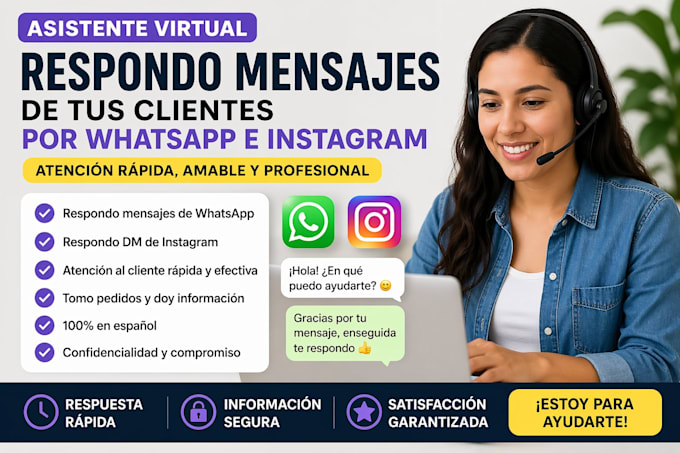 te ayudaré como asistente virtual con correos, data entry