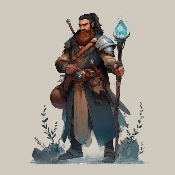 Dnd Characters Doing Math Do dnd character and dnd party character by Nelioete | Fiverr