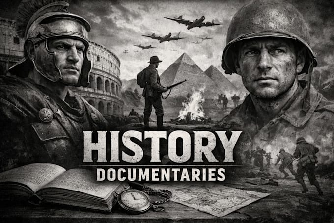do cinematic history documentary videos for youtube