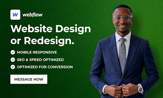 Design a conversion focused webflow site with premium ui ux by ...