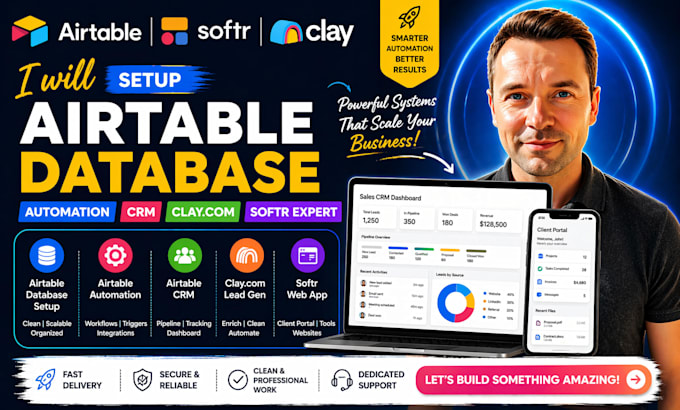 setup airtable database, airtable automation, setup airtable database, airtable