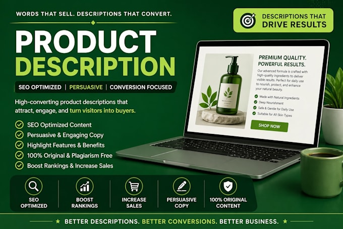 do product description,product listing,listing optimization and copywriting