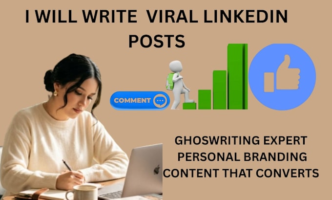 be your linkedin ghostwriter providing the best posts