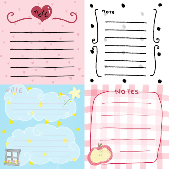 design notepad or digital planner