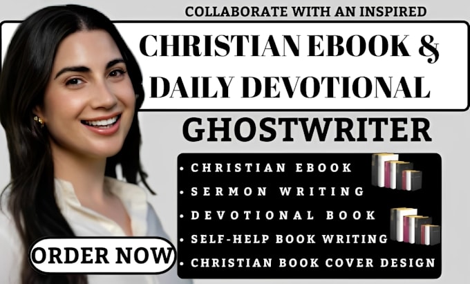 ghostwrite your christian ebook daily devotional sermon ghostwriter