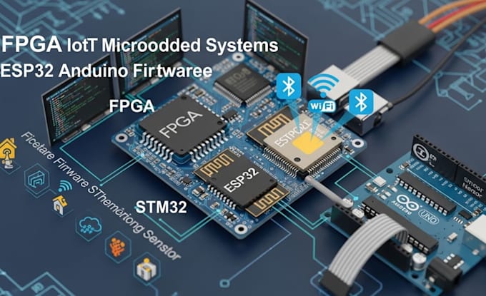 Design pcb develop esp32 arduino firmware and build iot embedded ...