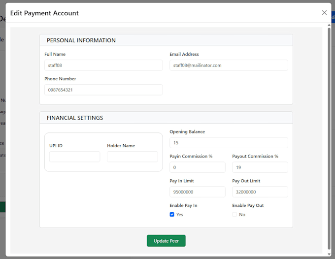 develop a secure fintech payment platform