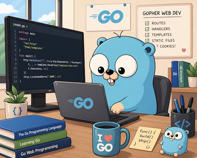 do backend development in go