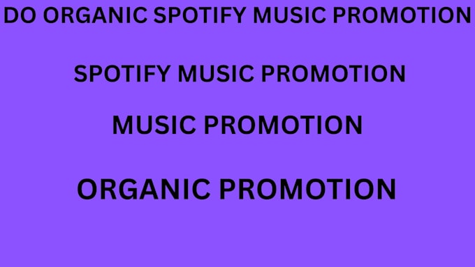 do organic spotify campaign