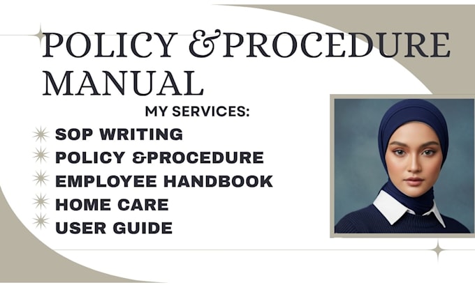 create a customized company policy and procedure manua