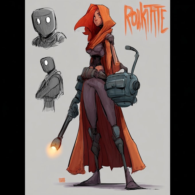 design a concept art character or object
