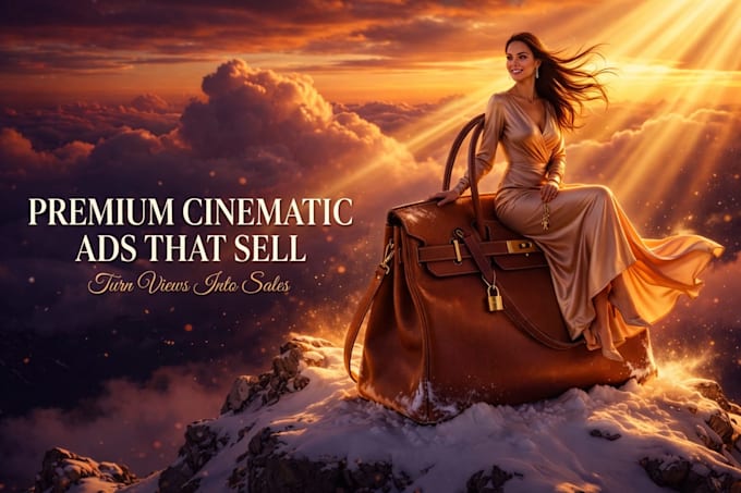 create cinematic static ads that sell