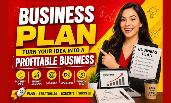 develop a complete business plan for startups, business plan writer