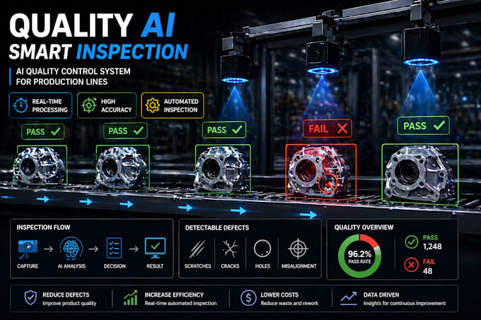 build ai quality control systems for production lines