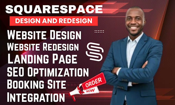 squarespace website design, squarespace website redesign square website design