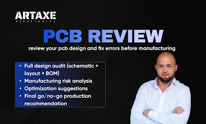 review your pcb design and fix errors before manufacturing