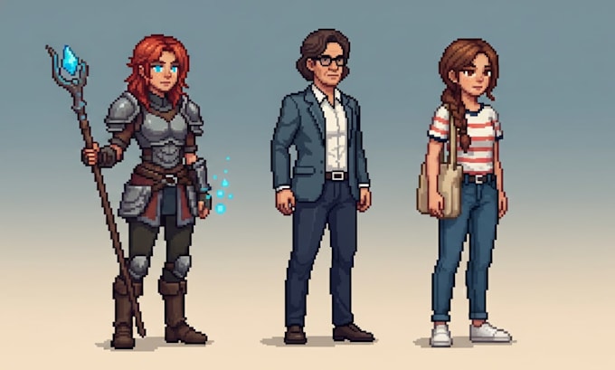 create pixel art character pixel art animation sprite sheet pixel art background