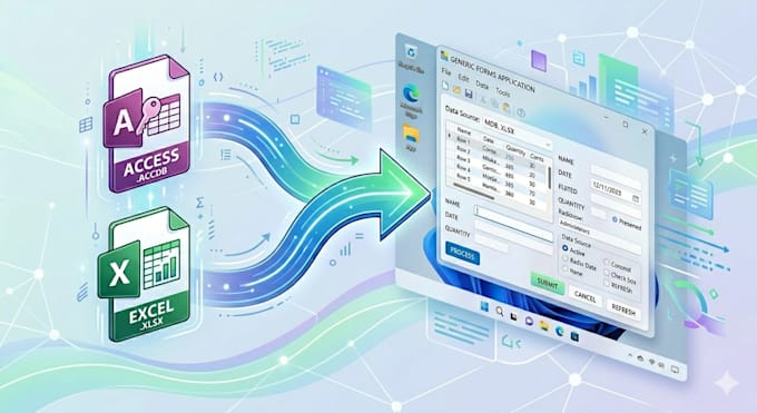 convert your legacy access or excel solution to multiuser team application