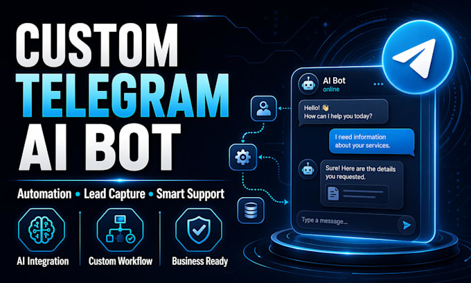 build a custom telegram ai bot for your business