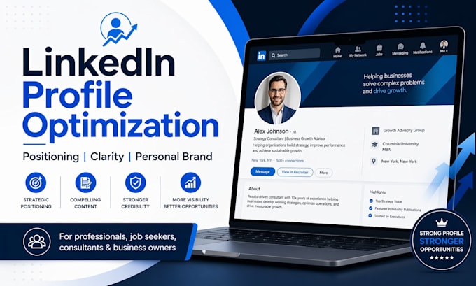optimize and rewrite your linkedin profile for stronger positioning