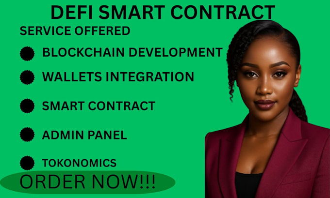 develop smart contract blockchain developer web3 defi solidity
