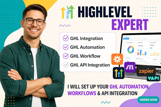 gohighlevel expert for ghl automation, website, kv core and follow up boss CRM
