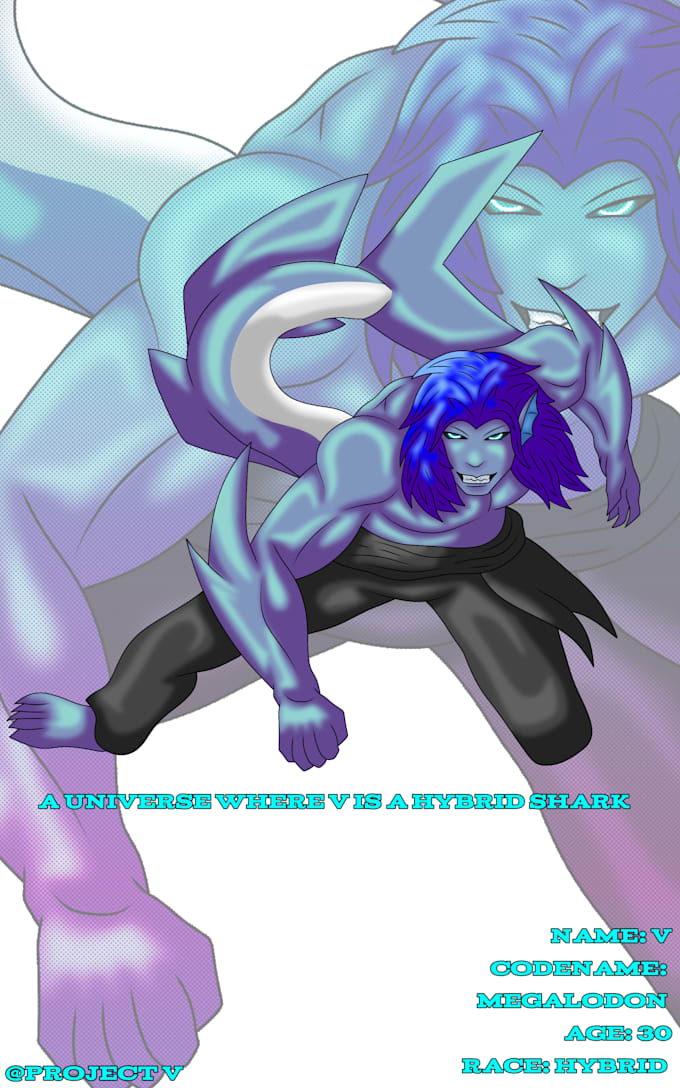 draw fantasy or scifi character illustration