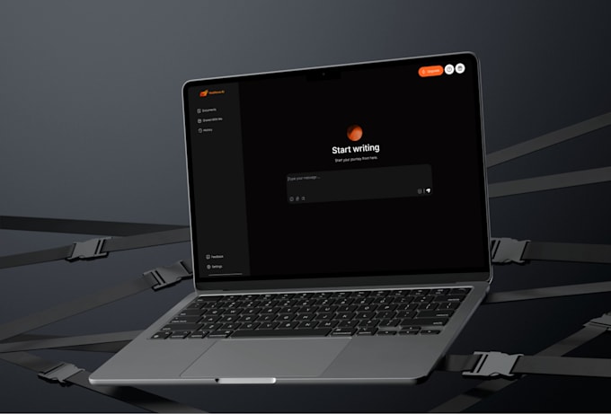 design a modern ai saas dashboard