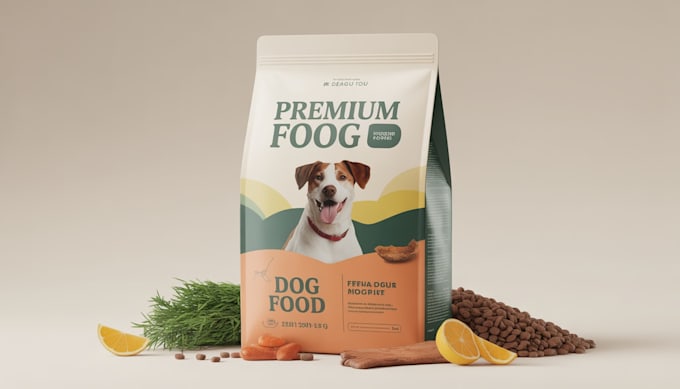 design creative box, pouch and label packaging design