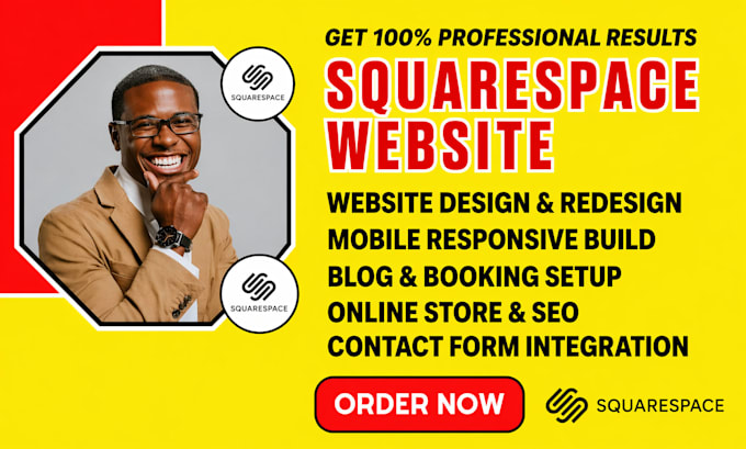 build a professional squarespace website design and redesign squarespace website