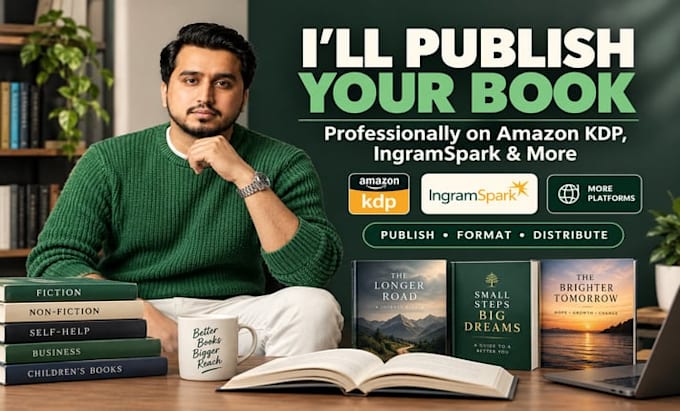 publish your book on amazon KDP professionally