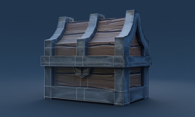 create high quality 3d stylized game assets and props