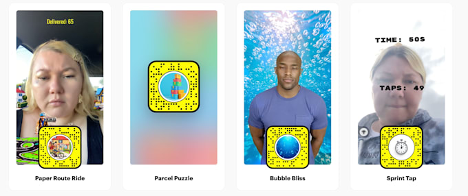 create a snapchat lens for brands and persons ar lens