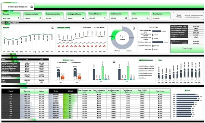 build financial dashboard excel, financial model, budget and forecast system