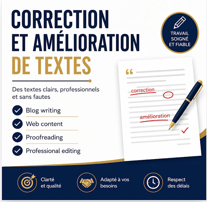corriger et améliorer les textes
