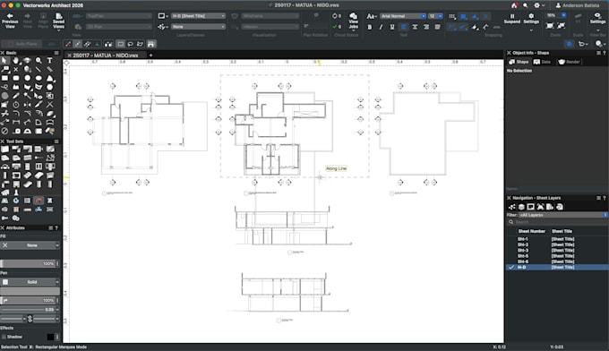 create 2d vectorworks drawings from point clouds